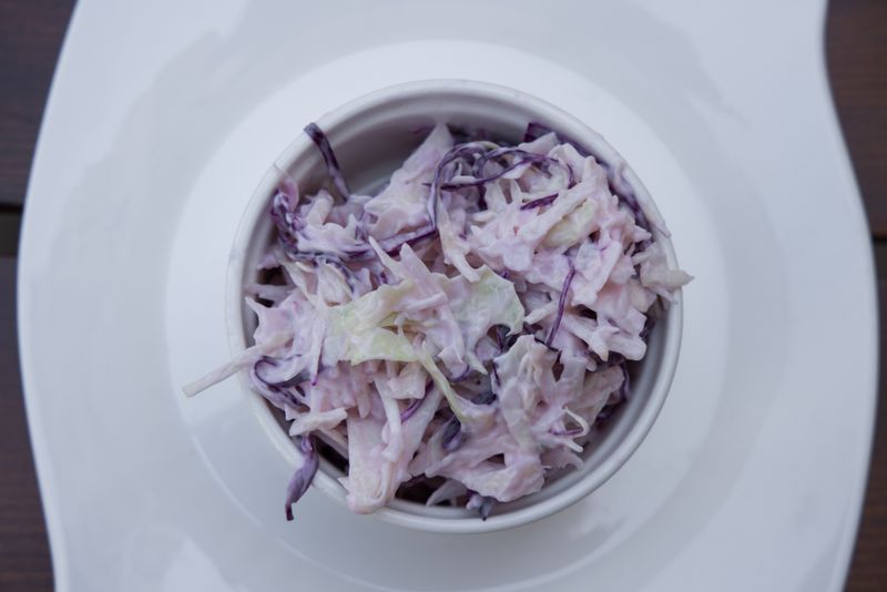 Wing Snob coleslaw side dish